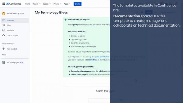 Creating a space in Confluence | Atlassian