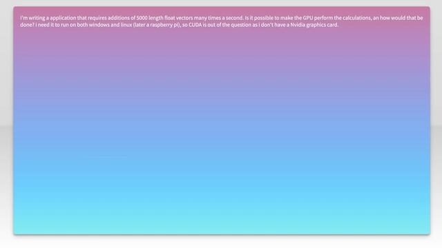 Vector additions on GPU in golang смотреть онлайн