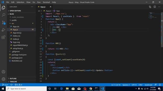 React tutorial for beginners #46 Hight order component (HOC) смотреть онлайн