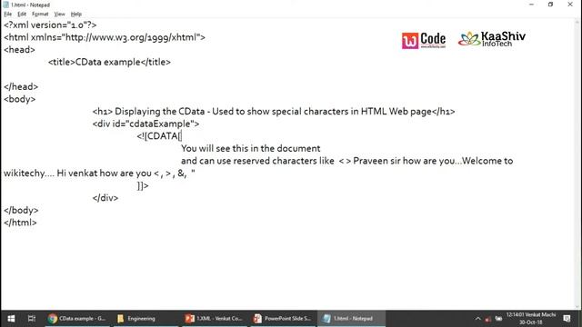 What is XML CDATA in Tamil | XML Tutorials | Wikitechy смотреть онлайн
