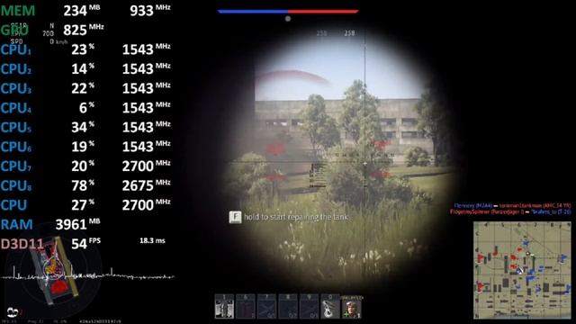 AMD Ryzen 7 2700U Vega 10 - War Thunder - Gameplay Benchmark Test смотреть онлайн