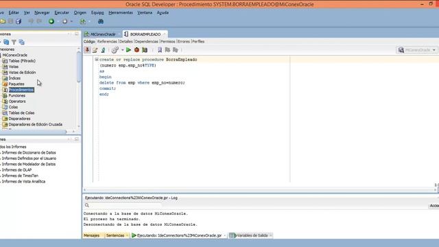 Creando y ejecutando Procedimientos Almacenados Oracle смотреть онлайн