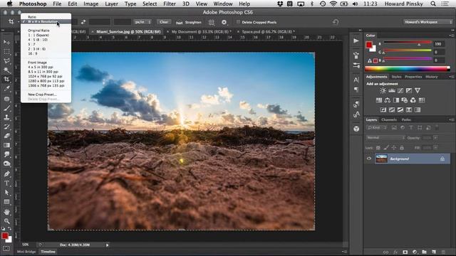 Photoshop | Move, Crop, Zoom смотреть онлайн