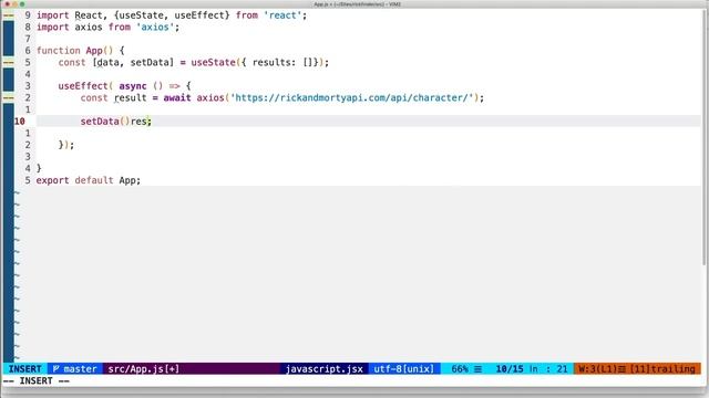 React Hooks Tutorial - Build app to search characters from the Rick and Morty API with useEffect смотреть онлайн