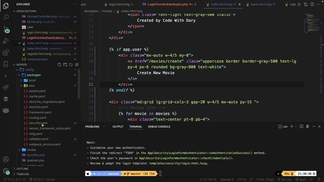 How to Hide Pages From Unauthorized Users | Symfony 6 for Beginners | Learn Symfony 6 from Scratch смотреть онлайн