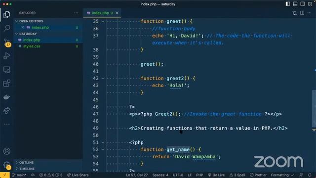 PHP Tutorial: Functions Explained - Pt4 смотреть онлайн