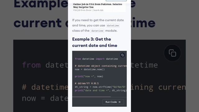 Python program to display current date and time???#display #date #time #program #programming #learn смотреть онлайн
