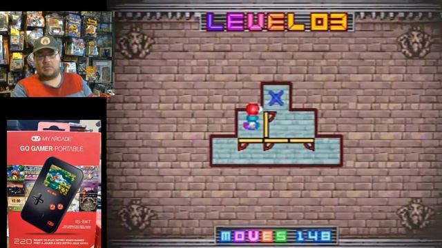 My Arcade Go Gamer Portable 220 16-bit games part 3 (Puzzle) - brief game play смотреть онлайн