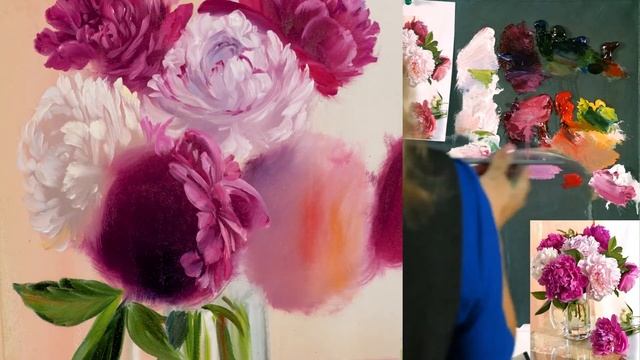 Webinar with Olga Bazanova - Painting Bouquet in Oil смотреть онлайн