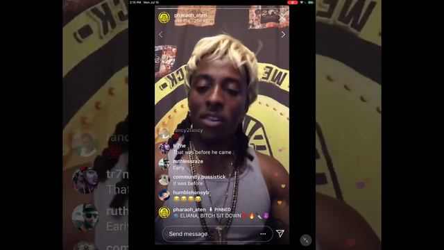 YOUNG PHARAOH GOES IN ON ELIANNA FOR BEING DELUSIONAL ABOUT NATURE BOYS CHARGES смотреть онлайн