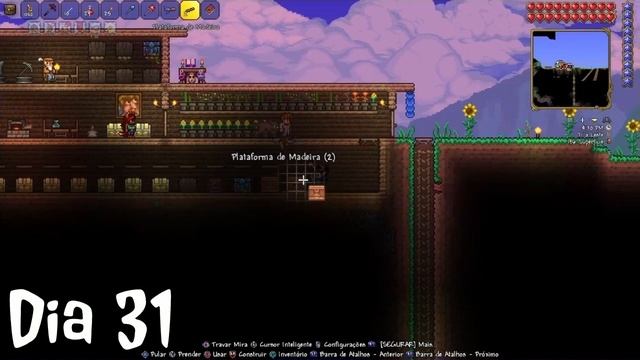 PASSEI 100 DIAS NO TERRARIA DE CONSOLE смотреть онлайн