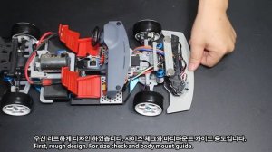 Silvia S15 drift car with HSP 94123 Flying Fish RWD conversion chassis.(part-1)