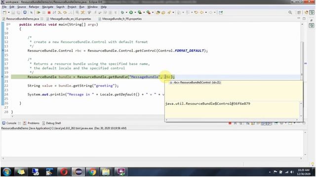 How to use the getBundle(String baseName, ResourceBundle.Control control) method of ResourceBundle? смотреть онлайн