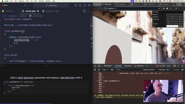 42 — Wobbly Sphere Shader смотреть онлайн