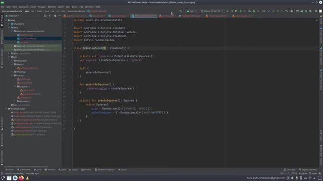 24. Android - Избавляемся от Bundle (Saved State Module для MVVM) смотреть онлайн