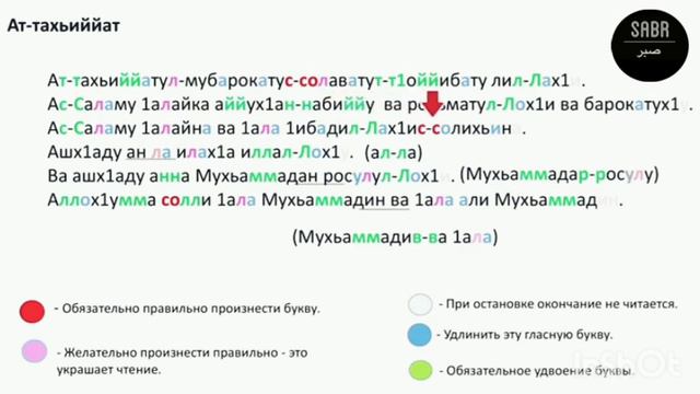 Правильное Чтение Ат-тахьиййат смотреть онлайн