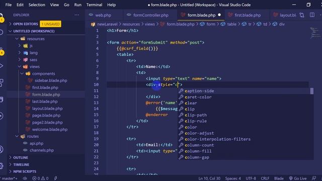 Laravel 7 Tutorial for beginners in Bangla #26 validation message show смотреть онлайн