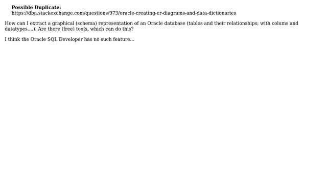 Databases: Oracle: Extract Graphical Database Representation смотреть онлайн