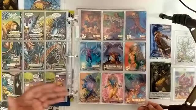 1995 Fleer Ultra X-Men Wolverine Trading Card Binder: LIVE Reveal смотреть онлайн
