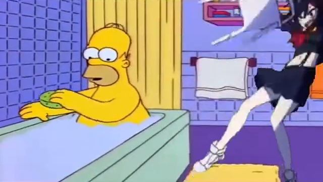 Ryuko hits homer with a chair смотреть онлайн