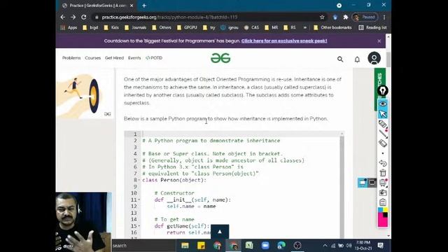 Learn Python The Easy Way - Session 17 | Vivek Kumar | GeeksforGeeks Python смотреть онлайн