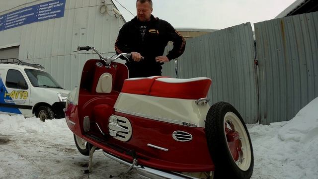 Мотороллер Чезета 501 Cezeta 501. Мотоателье Ретроцикл смотреть онлайн