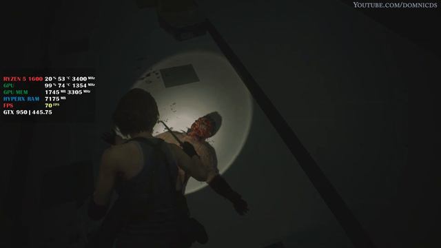 Resident Evil 3 Raccoon City Demo On Zotac GTX 950 + Ryzen 5 1600, Recommended Settings, 1080p смотреть онлайн
