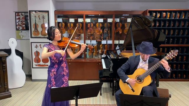 かごめかごめ Kagome Kagome - Japanese Song 小野明子 Akiko Ono- Violin & 益田正洋 Masahiro Masuda - Guitar