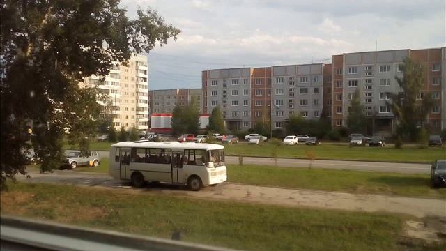 Автобусы, город Верхняя салда, съемка с подоконника смотреть онлайн