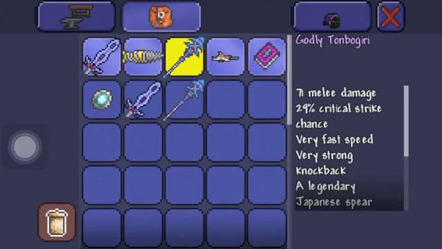 Terraria ios: HOW TO CRAFT THE TIZONA AND TONBOGIRI! смотреть онлайн