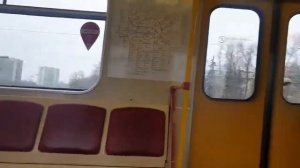 Сокольники - Преображенская площадь по СокЛ на метропоезде 81-717.5М/714.5М «Номерной-Красная стрел
