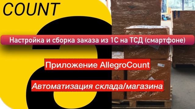 Адресное хранение на складе. Программа для ТСД AllegroCount смотреть онлайн