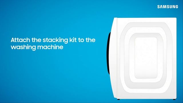 How to install and stack your front load washing machine and dryer | Samsung US смотреть онлайн
