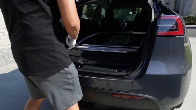 New 2023 Tesla Model Y Retractable Sunshade Upgrade! #tesla #teslamodely смотреть онлайн