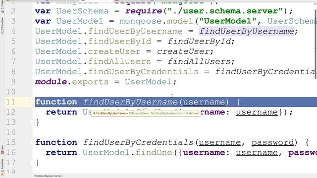 0910 implement find user by username using mongoose смотреть онлайн