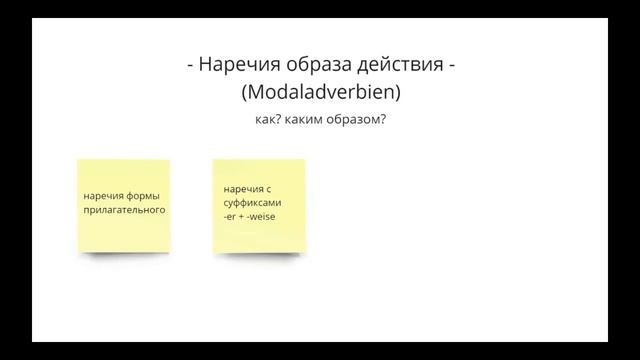 Наречия das Adverb в немецком языке - Грамматика немецкого языка смотреть онлайн