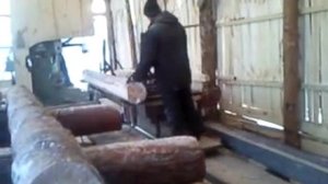 китайская вертикальная ленточная пилорама