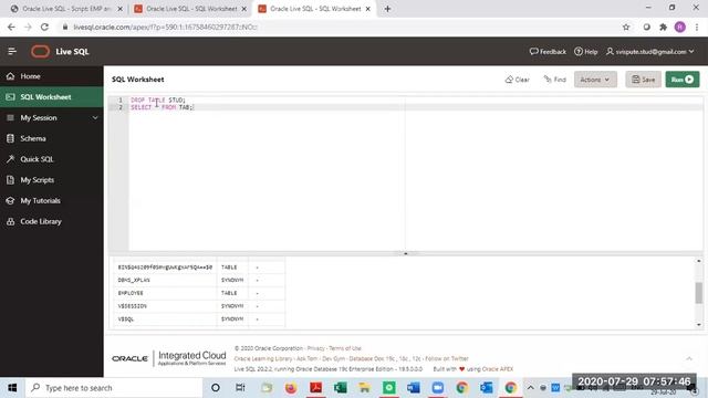 SQL Course (Lecture 6): DDL Statements Demonstration on Live Editor смотреть онлайн