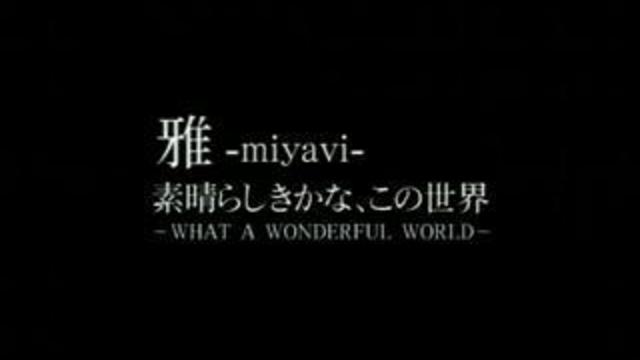 Miyavi - WHAT A WONDERFUL WORLD
