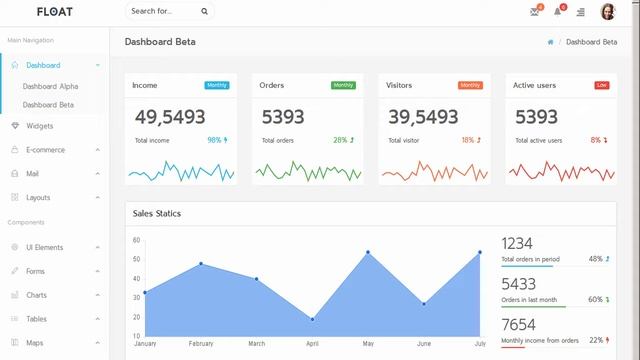 Float - Clean Bootstrap Web App Kit + Landing Page by design_mylife Download смотреть онлайн