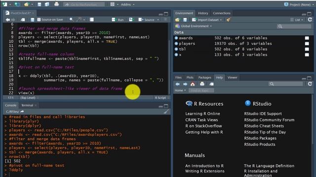 Pivoting on Text in R (vs. Excel) смотреть онлайн