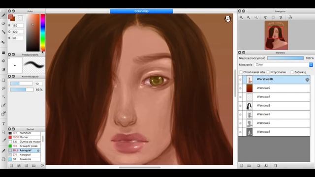 HOW TO COLOR GRAYSCALE PAINTING ?// Fire Alpaca смотреть онлайн