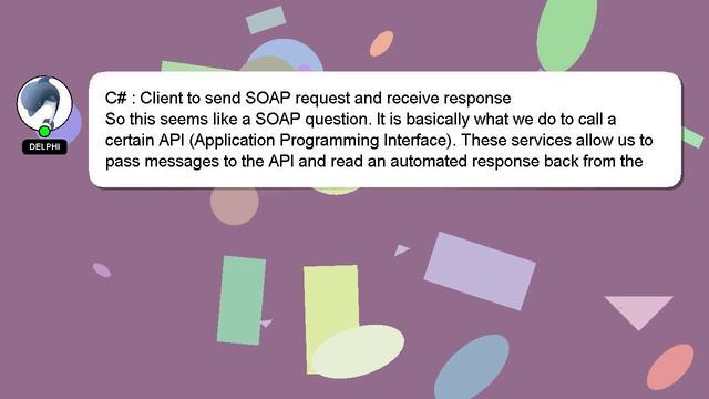 C# : Client to send SOAP request and receive response смотреть онлайн