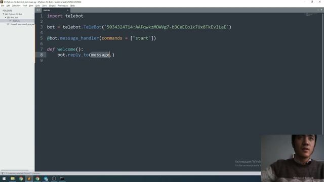 Pythonda Telegram bot ochamiz | 1-dars | Python`да Телеграм бот очамиз | 1-дарс смотреть онлайн