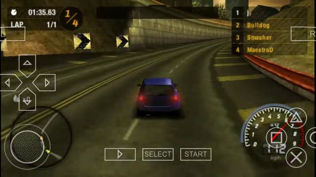 Need for Speed - most wanted 5 -1- 0 gameplay psp смотреть онлайн