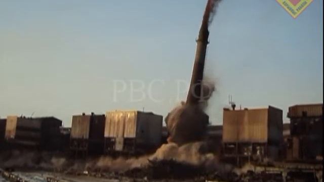 РВС Ч. 169 Труба дымовая №1 90м Мартеновский цех №1 НТМК Н. Тагил 2011.12.10 смотреть онлайн