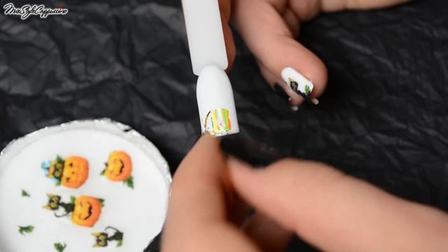 ГЕЛЬ-ЛАК и Слайдер Дизайн ПОШАГОВО ♥ Halloween Nail Art Designs смотреть онлайн