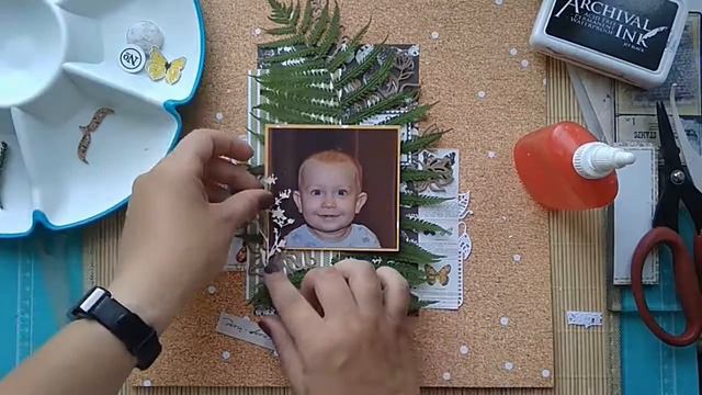 Мастер-класс по страничке в стиле 