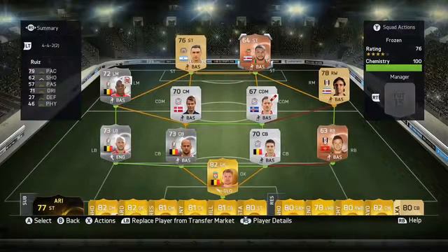 FIFA 15 ULTIMATE TEAM | FROZEN SQUAD BUILDER смотреть онлайн