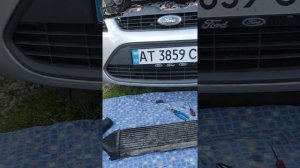Демонтаж Інтеркулера Ford focus 2 1,6 tdci 110кс 81кв